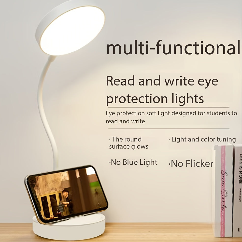 Lampe de bureau LED blanche à 3000, 4000 et 6000 K, 35 cm