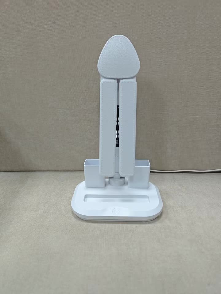 Lampe de bureau LED double tête blanche à 3 teintes chiffrées