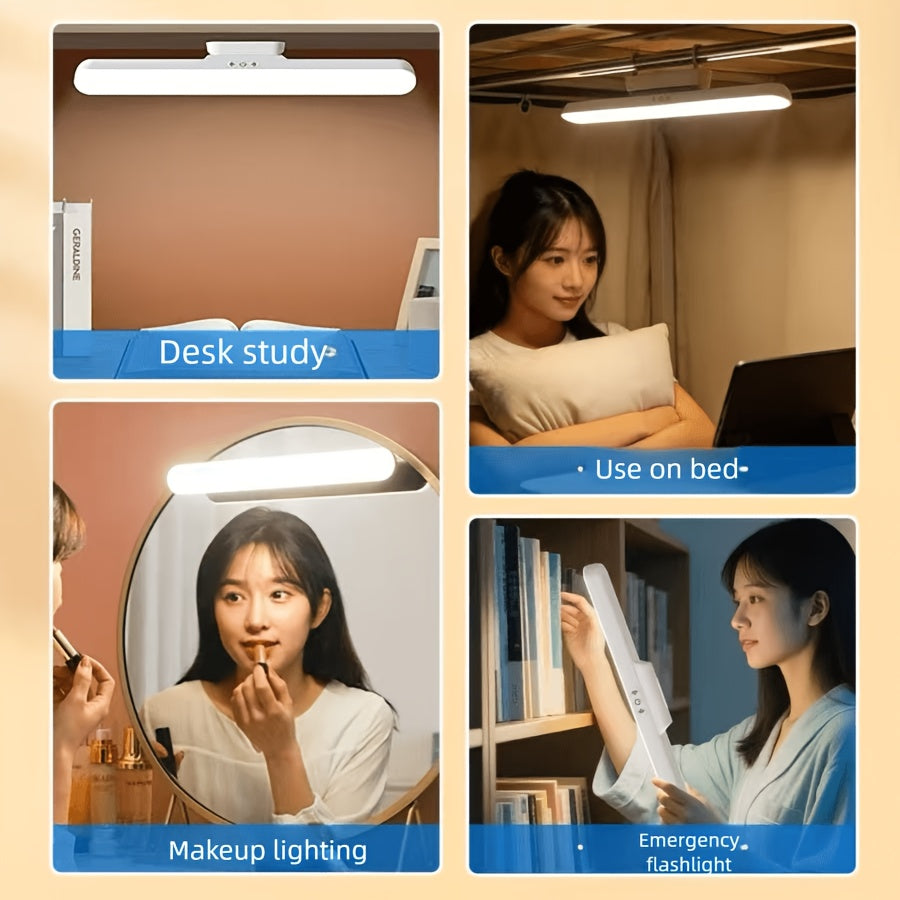 Lampe de bureau LED sans fil aimantée blanche à 3 teintes