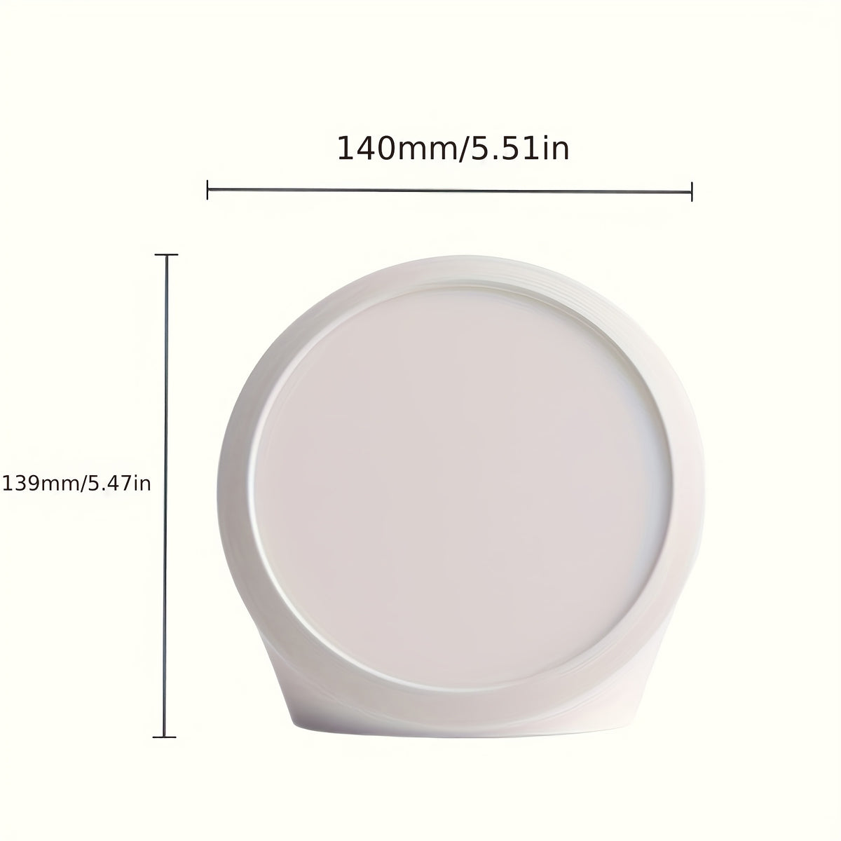 Lampe de bureau luminothérapie galet LED blanc 10 000 lux