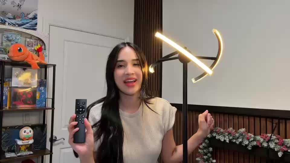 Lampe de bureau sur pied à trois bandes modelables, 160 cm