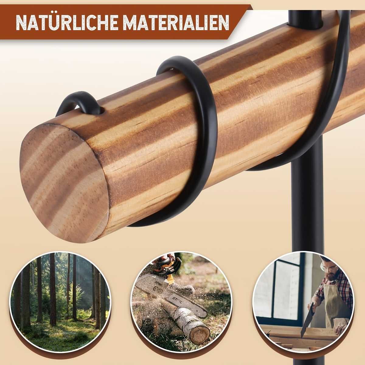 Lampe de bureau vintage bois et métal, douille E27, 46 cm