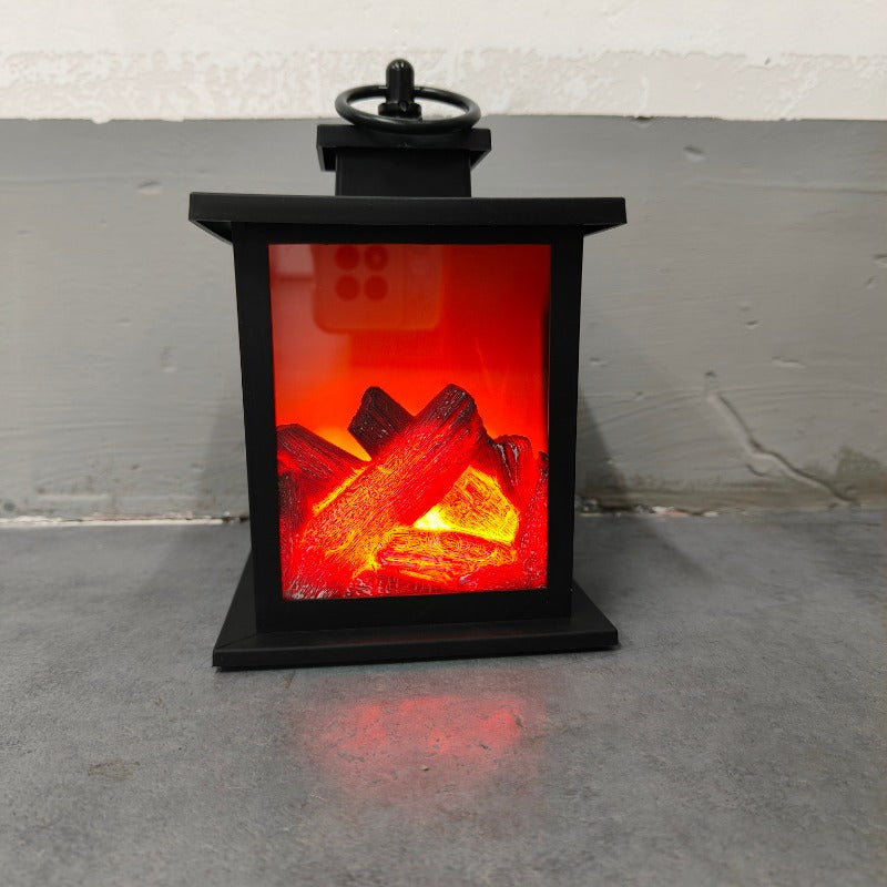 Lampe lanterne effet flamme LED – Déco cheminée vintage — photo 3