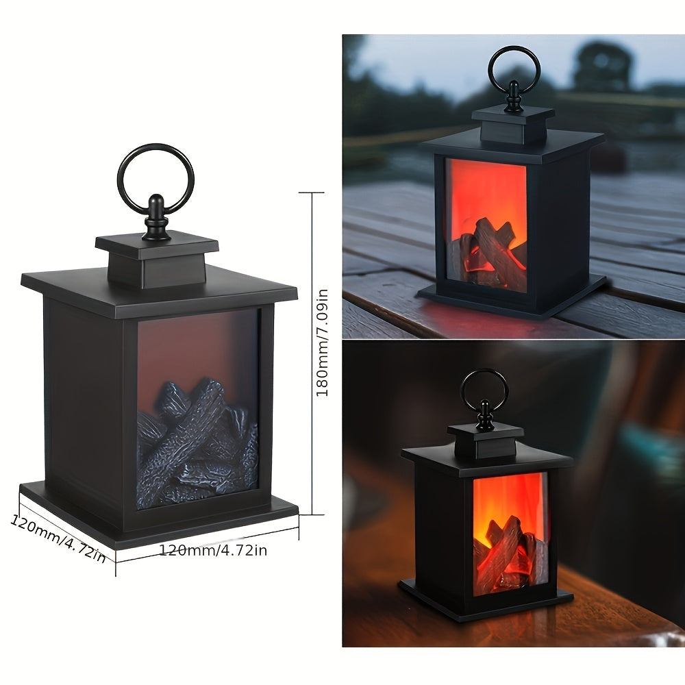 Lampe lanterne effet flamme LED – Déco cheminée vintage — photo 5