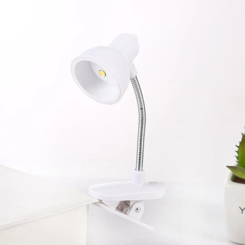 Lampe de lecture à pince - Mini LED blanc chaud flexible — photo 5