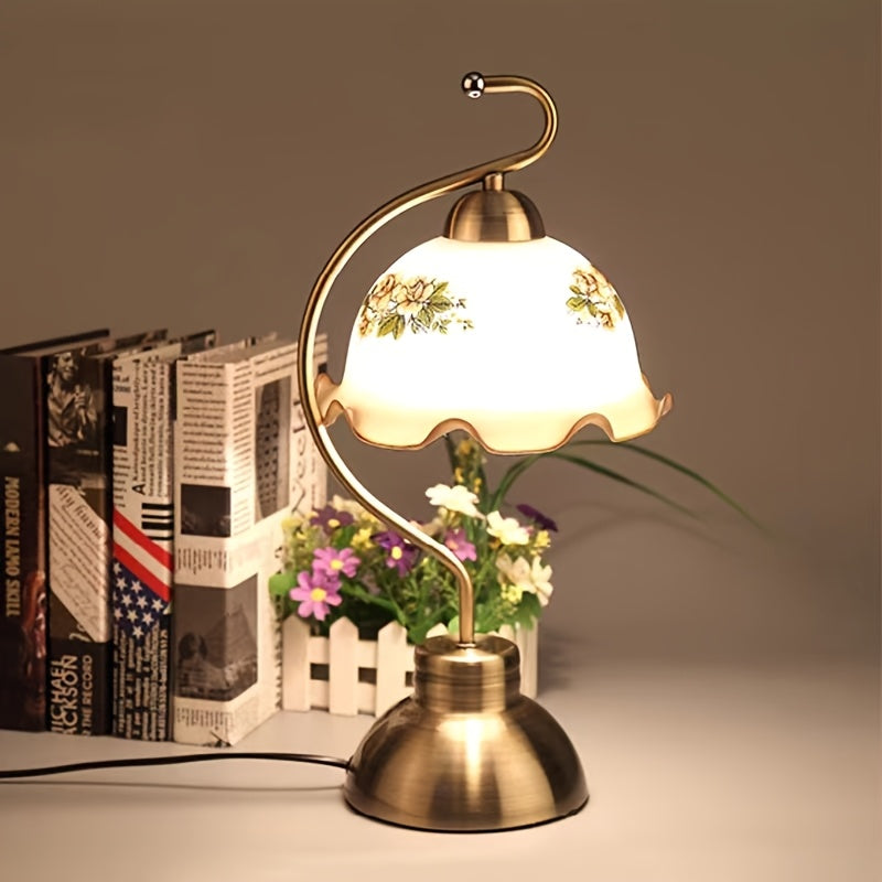 Lampe de table denviron 44 cm de large et 145 cm de haut une lampe de chevet vintage avec ampoules LED pour la lecture