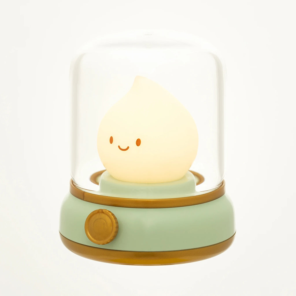 Veilleuse bougie LED sous cloche de verre - Lueur chaude — photo 4