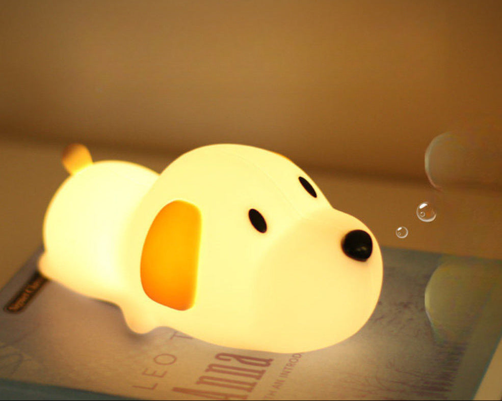 Veilleuse enfant chiot silicone - Lumière douce pour les yeux — photo 2 Image