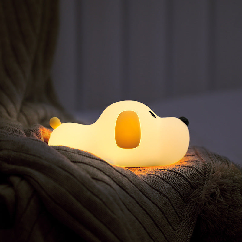 Veilleuse enfant chiot silicone - Lumière douce pour les yeux — photo 3 Image