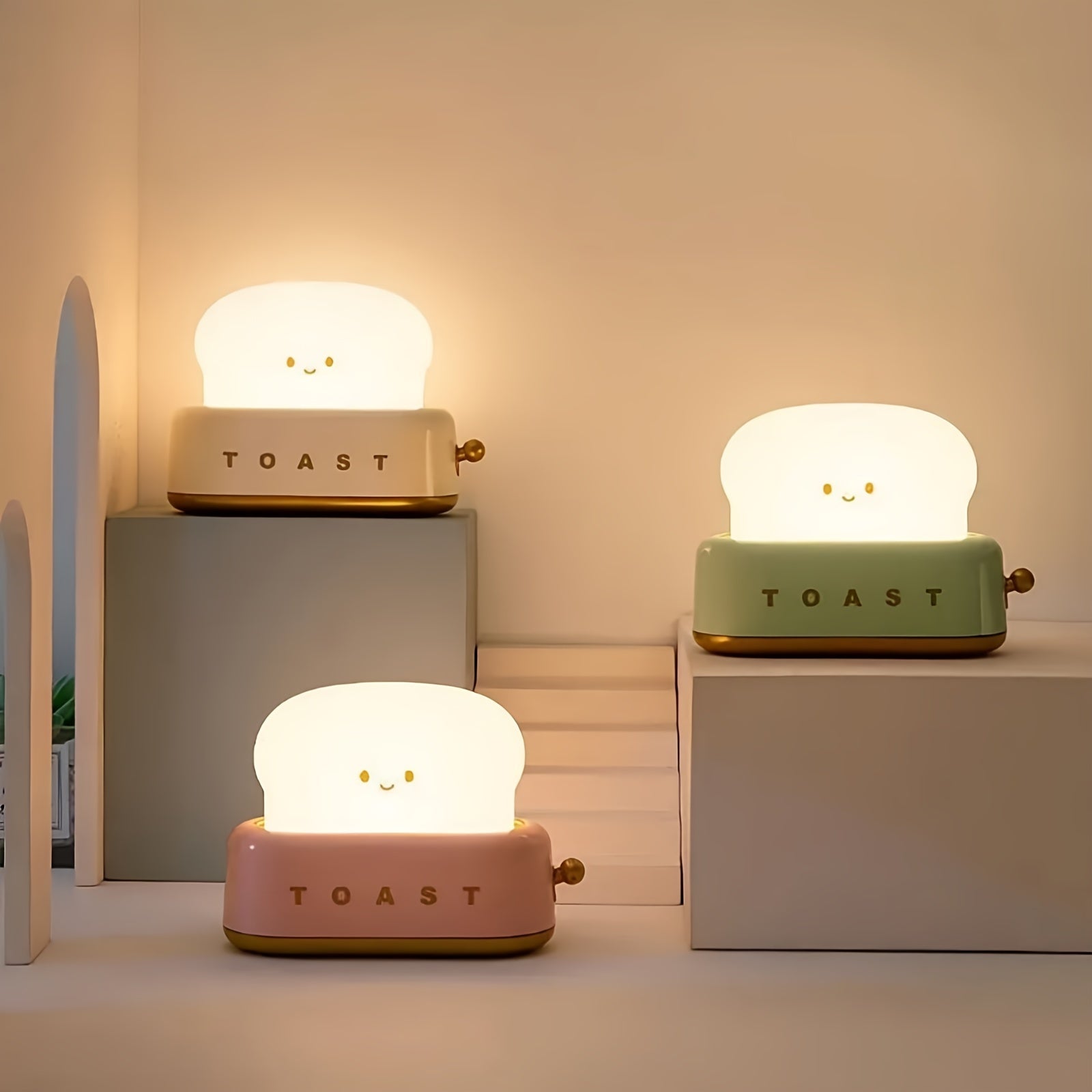 Veilleuse enfant grille-pain LED sans fil - Lampe déco toast — photo 8 Image