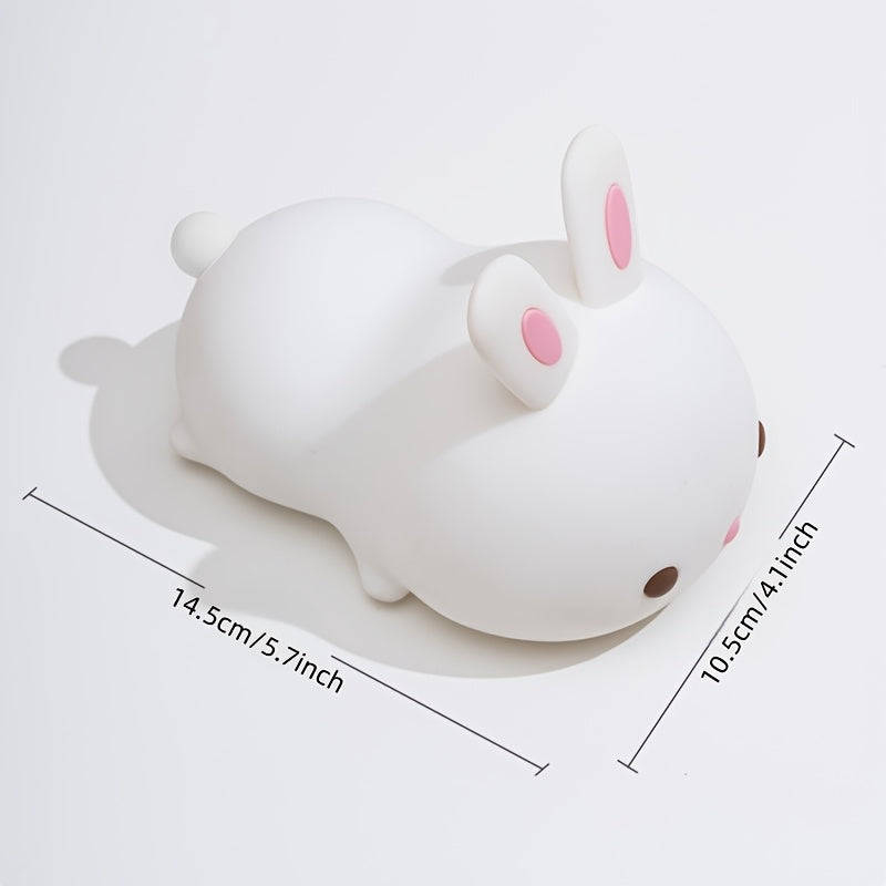Veilleuse enfant lapin tactile - Lampe de chevet minuterie — photo 3