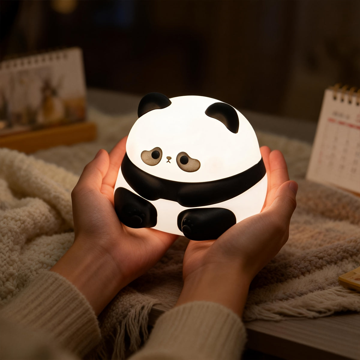Veilleuse enfant panda tactile - Lampe de chevet sans fil — photo 3