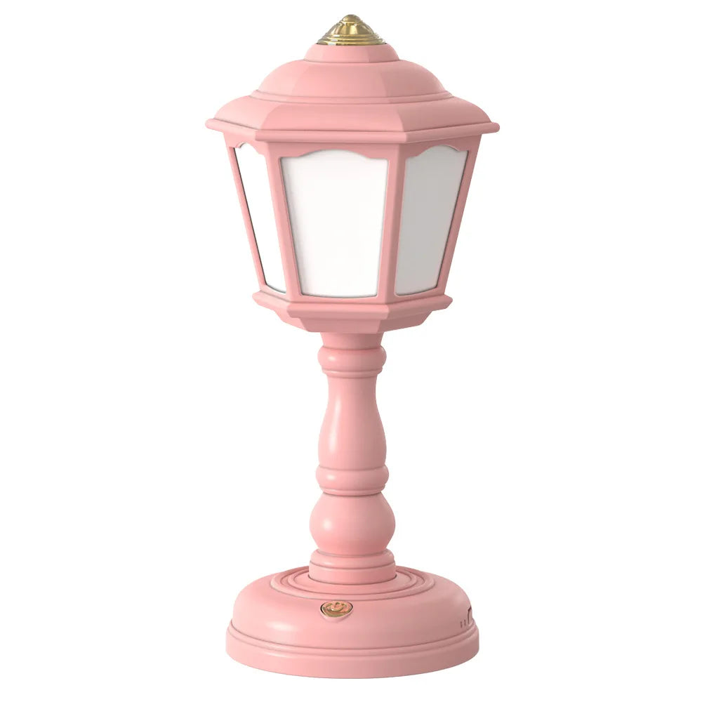 Veilleuse réverbère rétro - Lampe LED tactile rechargeable — photo 3