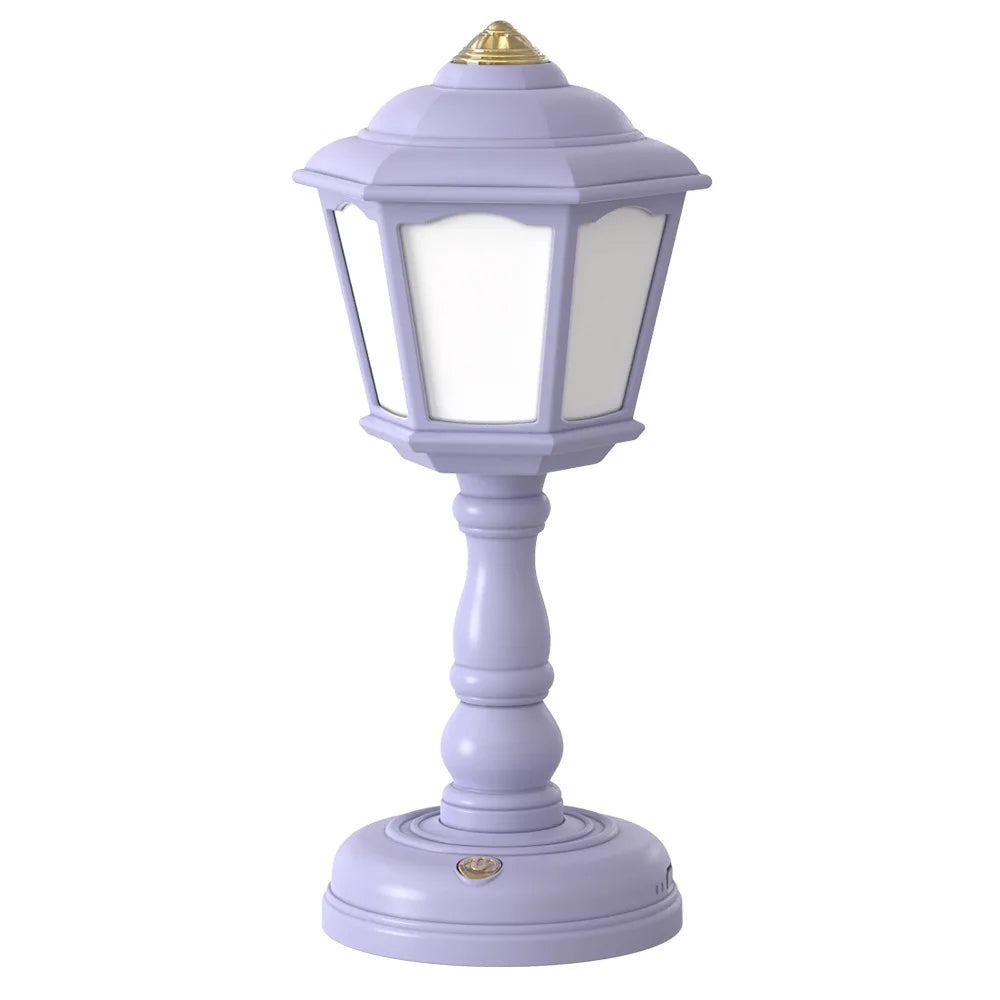 Veilleuse réverbère rétro - Lampe LED tactile rechargeable — photo 4