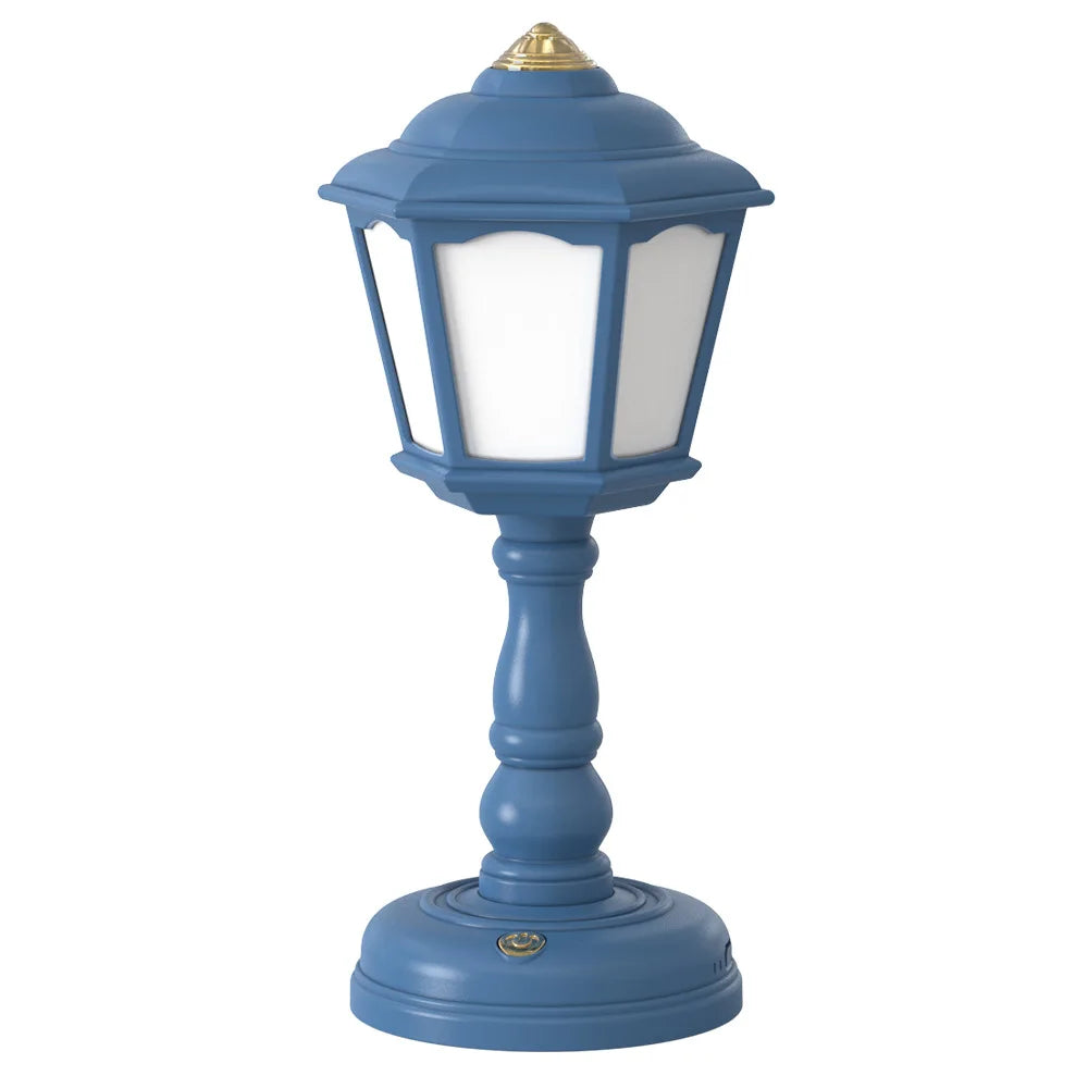 Veilleuse réverbère rétro - Lampe LED tactile rechargeable — photo 7
