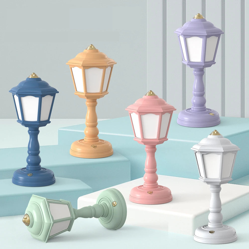 Veilleuse réverbère rétro - Lampe LED tactile rechargeable — photo 9